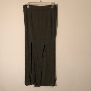 American Eagle Olive Green Skirt